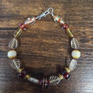 925 Glass Bead Bracelet